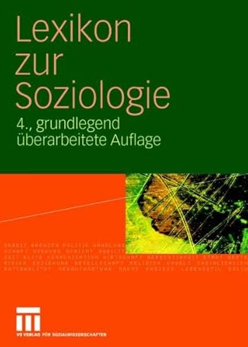 Stock image for Lexikon zur Soziologie for sale by medimops