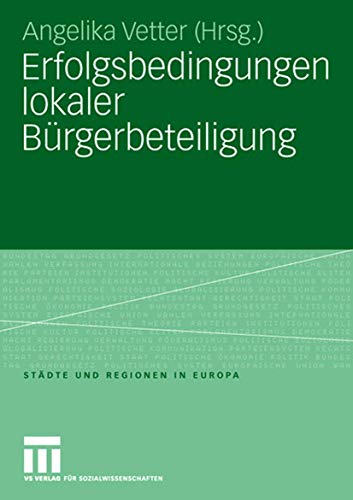Stock image for Erfolgsbedingungen lokaler Burgerbeteiligung for sale by Chiron Media