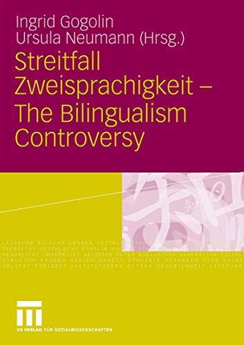 Stock image for Streitfall Zweisprachigkeit - The Bilingualism Controversy for sale by Chiron Media
