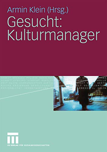 Stock image for Gesucht: Kulturmanager for sale by Chiron Media