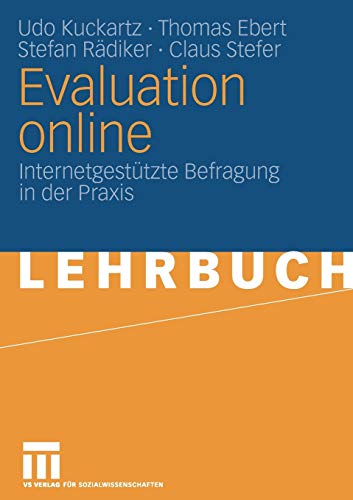 Beispielbild fr Evaluation Online: Internetgesttzte Befragung in der Praxis (German Edition) zum Verkauf von medimops