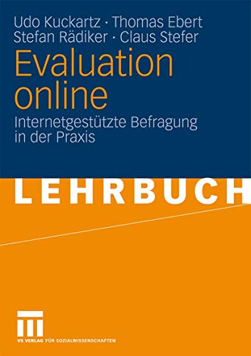 9783531162492: Evaluation Online: Internetgesttzte Befragung in der Praxis (German Edition)