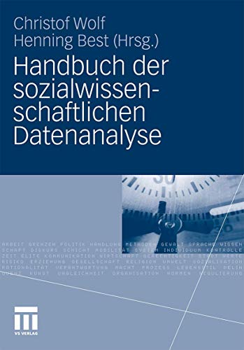 Stock image for Handbuch der sozialwissenschaftlichen Datenanalyse (German Edition) (ger) for sale by Brook Bookstore