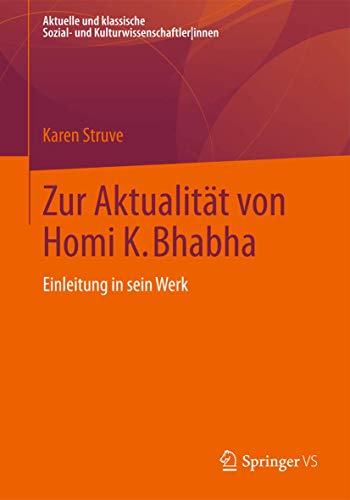 Imagen de archivo de Zur Aktualitt Von Homi K. Bhabha a la venta por Blackwell's