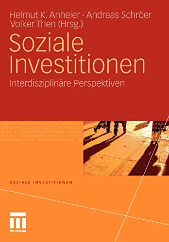 9783531165462: Soziale Investitionen: Interdisziplinre Perspektiven