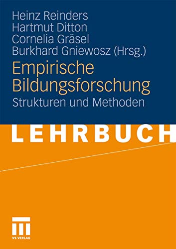 Beispielbild fr Empirische Bildungsforschung: Strukturen und Methoden zum Verkauf von medimops