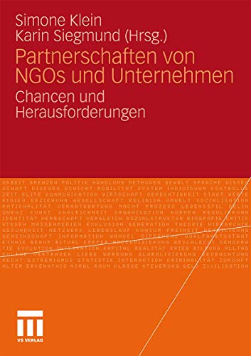 Stock image for Partnerschaften von NGOs und Unternehmen: Chancen und Herausforderungen for sale by medimops