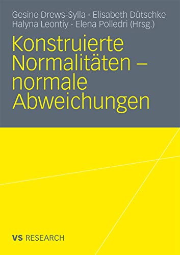 9783531172309: Konstruierte Normalitten - normale Abweichungen (German Edition)