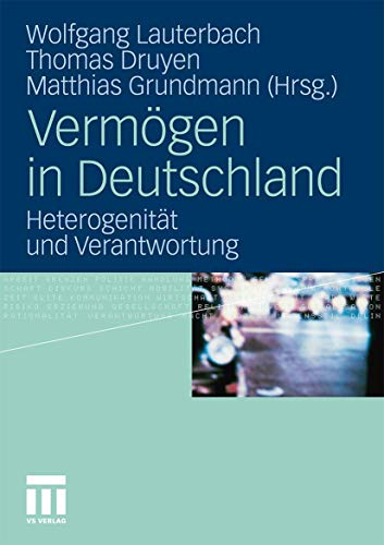 Stock image for Vermgen in Deutschland: Heterogenitt und Verantwortung for sale by medimops
