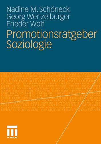 Beispielbild fr Promotionsratgeber Soziologie zum Verkauf von Chiron Media