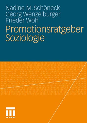9783531179544: Promotionsratgeber Soziologie (German Edition)