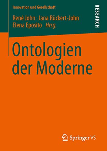 9783531180229: Ontologien der Moderne (Innovation und Gesellschaft)