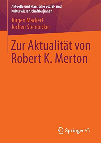 Stock image for Zur Aktualitat von Robert K. Merton for sale by Kennys Bookshop and Art Galleries Ltd.