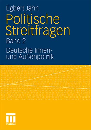 Politische Streitfragen - Egbert Jahn