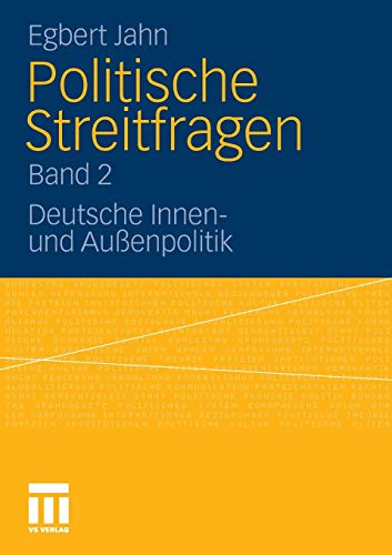 9783531186177: Politische Streitfragen: Deutsche Innen- und Auenpolitik - Band 2