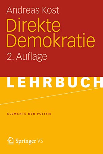 9783531192468: Direkte Demokratie (Elemente der Politik) (German Edition)