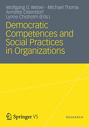 Beispielbild fr Democratic Competences and Social Practices in Organizations zum Verkauf von Buchpark