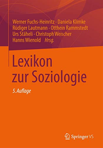 Stock image for Lexikon zur Soziologie for sale by medimops