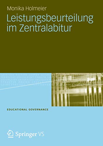 9783531197241: Leistungsbeurteilung im Zentralabitur: 22 (Educational Governance)