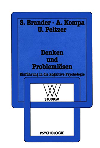 Beispielbild fr Denken und Problemlsen - Einfhrung in die kognitive Psychologie zum Verkauf von Bernhard Kiewel Rare Books