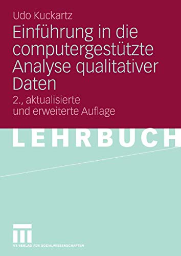 Beispielbild fr Einfhrung in die computergesttzte Analyse qualitativer Daten zum Verkauf von medimops