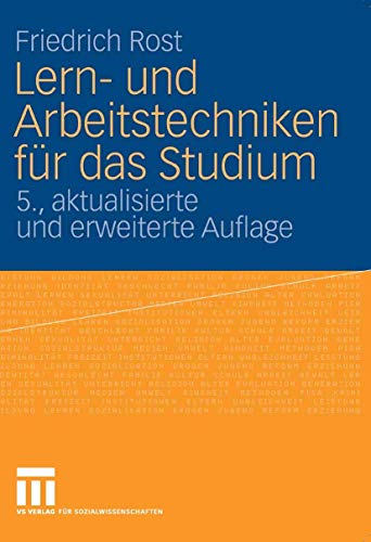 9783531344546: Lern- und Arbeitstechniken fr das Studium