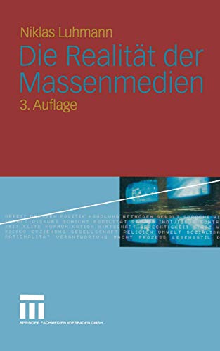 Beispielbild fr Die Realitt der Massenmedien. 3. Auflage zum Verkauf von Antiquariaat Schot