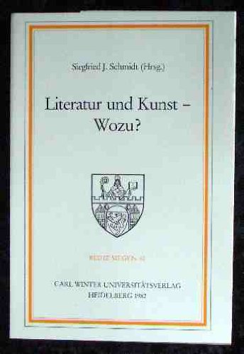 Stock image for Literatur und Kunst; Wozu for sale by Hammer Mountain Book Halls, ABAA