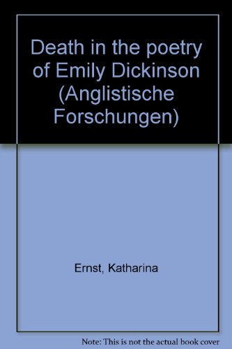Beispielbild fr "Death" in the Poetry of Emily Dickinson. zum Verkauf von SKULIMA Wiss. Versandbuchhandlung