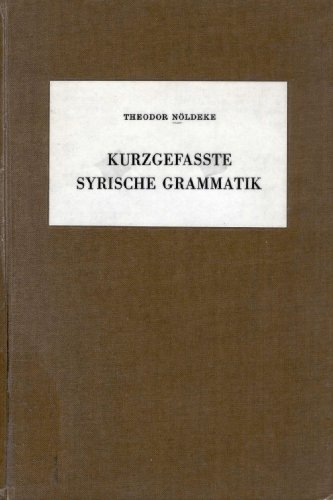 Stock image for Kurzgefasste Syrische Grammatik for sale by A Squared Books (Don Dewhirst)