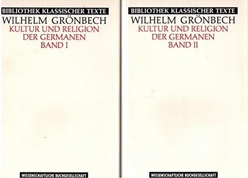 Imagen de archivo de Kultur und Religion der Germanen: 2 Bde. a la venta por medimops