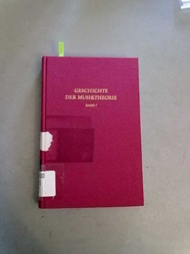 9783534012077: Geschichte der Musiktheorie, Bd.7, Italienische Musiktheorie im 16. und 17. Jahrhundert