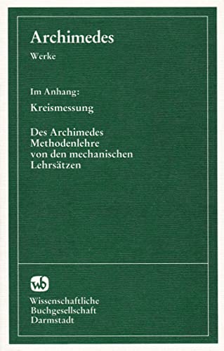 Achimedes. Werke. - Czwalina, Arthur (Hrsg.)