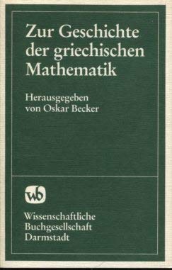Zur Geschichte der griechischen Mathematik.