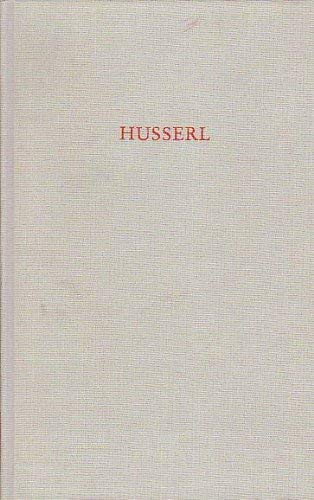 Husserl (Wege Der Forschung)
