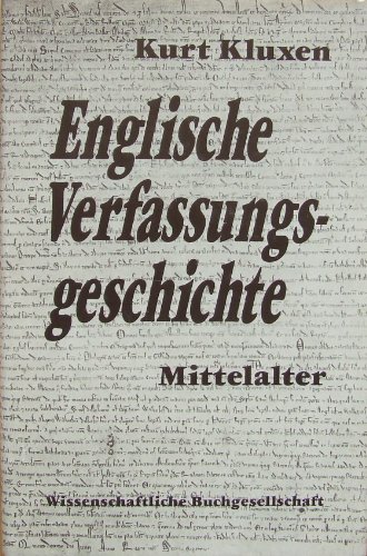 Stock image for Englische Verfassungsgeschichte. Mittelalter for sale by medimops