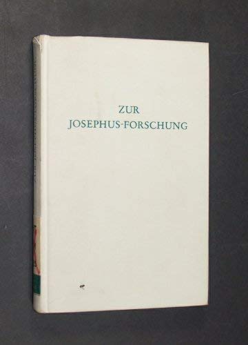 Zur Josephus-Forschung.