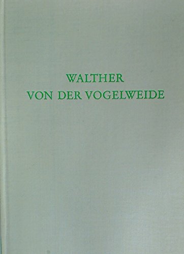 Walther Von Der Vogelweide (1971, Book, Illustrated)