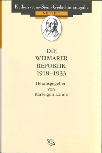 Die Weimarer Republik. 1918 - 1933.