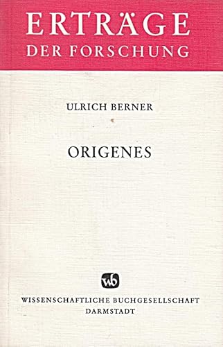 Beispielbild fr Origenes. zum Verkauf von Antiquariat Matthias Wagner