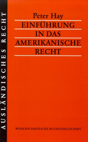 9783534057566: Einfhrung in das amerikanische Recht