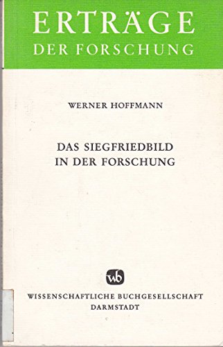 Stock image for Das Siegfriedbild in der Forschung for sale by medimops