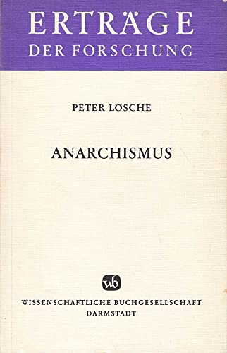 Beispielbild fr Anarchismus. zum Verkauf von Antiquariat & Verlag Jenior