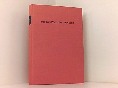 Beispielbild fr Die Romanische Novelle (Ars interpretandi Band 7) zum Verkauf von Bernhard Kiewel Rare Books