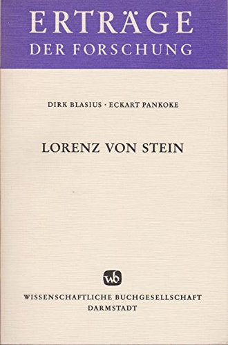 Stock image for Lorenz von Stein : geschichts- und gesellschaftswissenschaftliche Perspektiven. for sale by Kloof Booksellers & Scientia Verlag