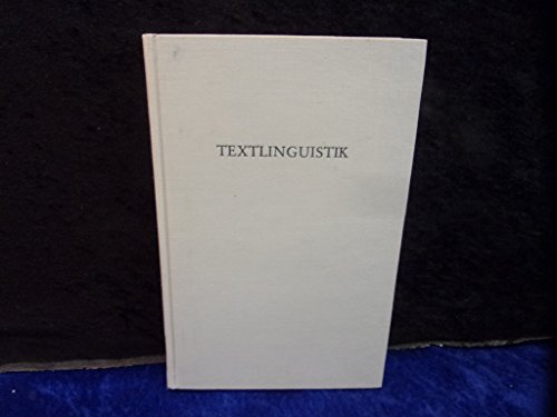 Stock image for Textlinguistik for sale by Versandantiquariat Felix Mcke
