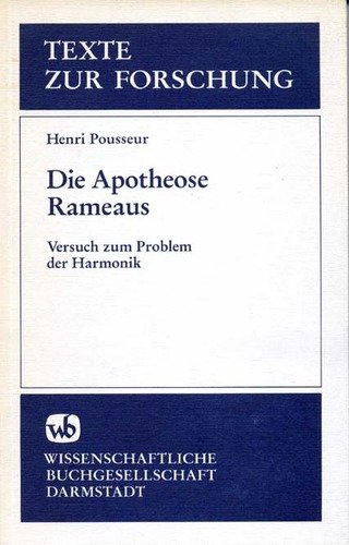Beispielbild fr Die Apotheose Rameaus. zum Verkauf von Versandantiquariat Lange