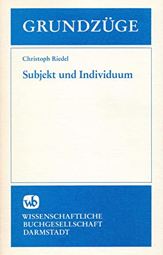 Stock image for Subjekt und Individuum. / Studien zu Hegels Rechtsphilosophie / System und Geschichte. for sale by Antiquariat  Werner Haschtmann