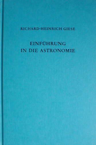 Imagen de archivo de Einfhrung in die Astronomie. a la venta por Bernhard Kiewel Rare Books