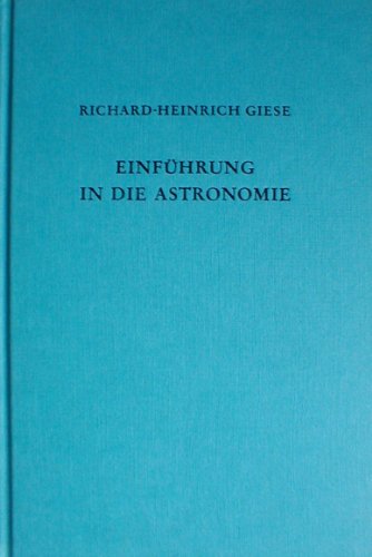 Stock image for Einfhrung in Die Astronomie. for sale by Anybook.com